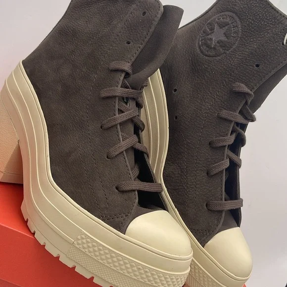 Converse WMNS CHUCK 70 DE LUXE HEEL HI FRESH BREW/FRESH BREW A11542C Platforms - Picture 6 of 16